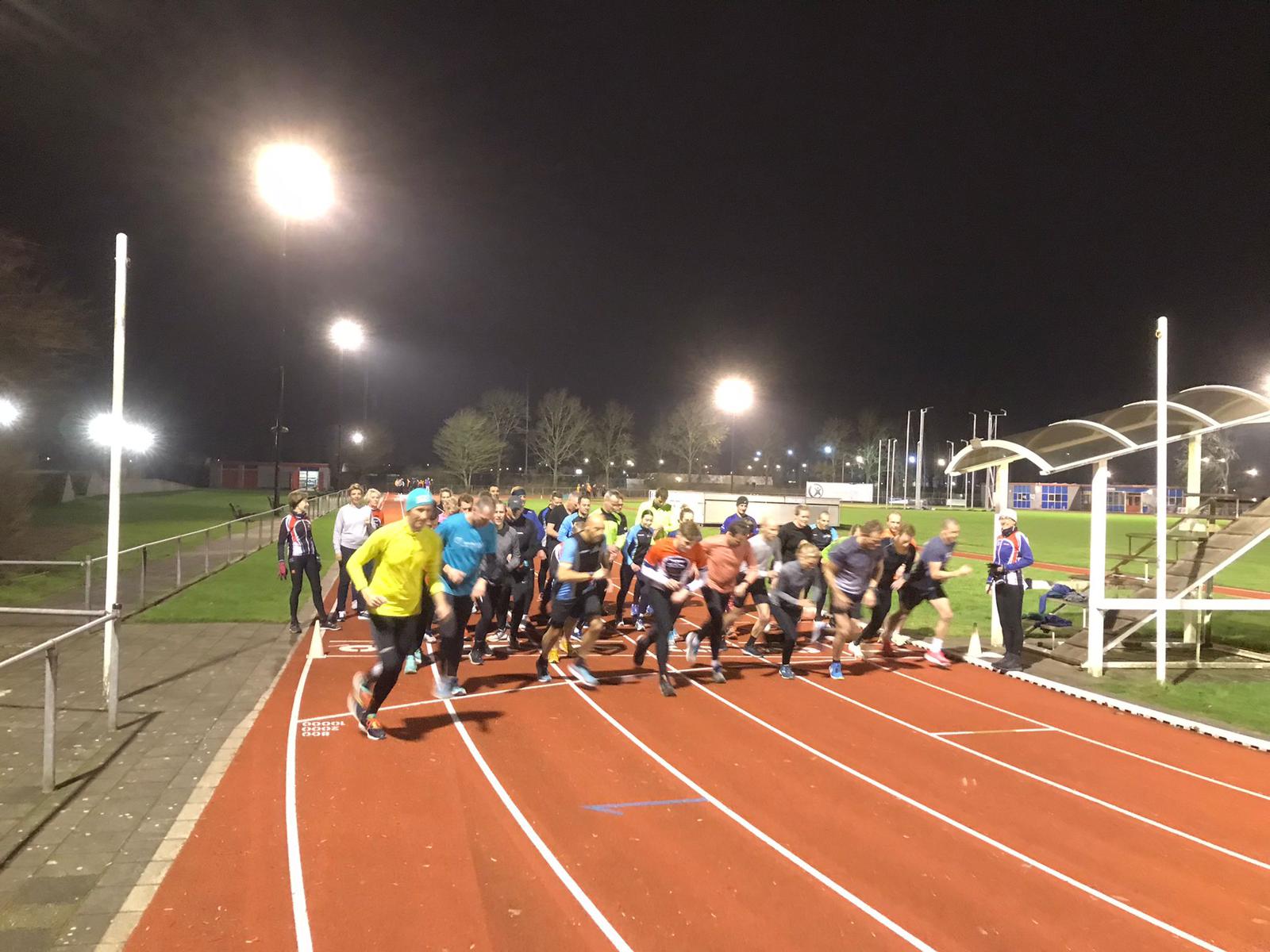 Volgende clubwedstrijd: 5km op de baan