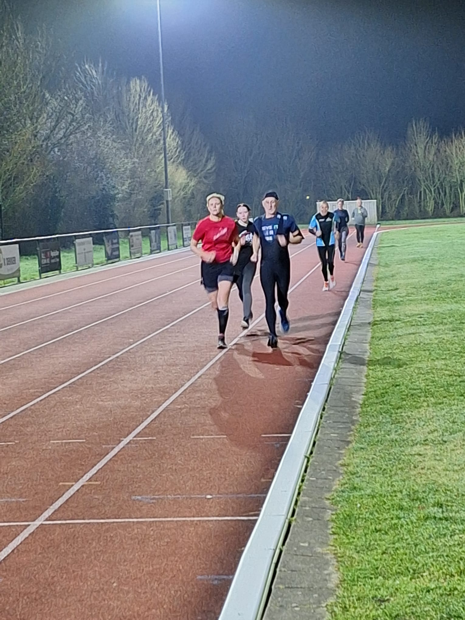 Uitslag clubwedstrijd 3x1000m lopen